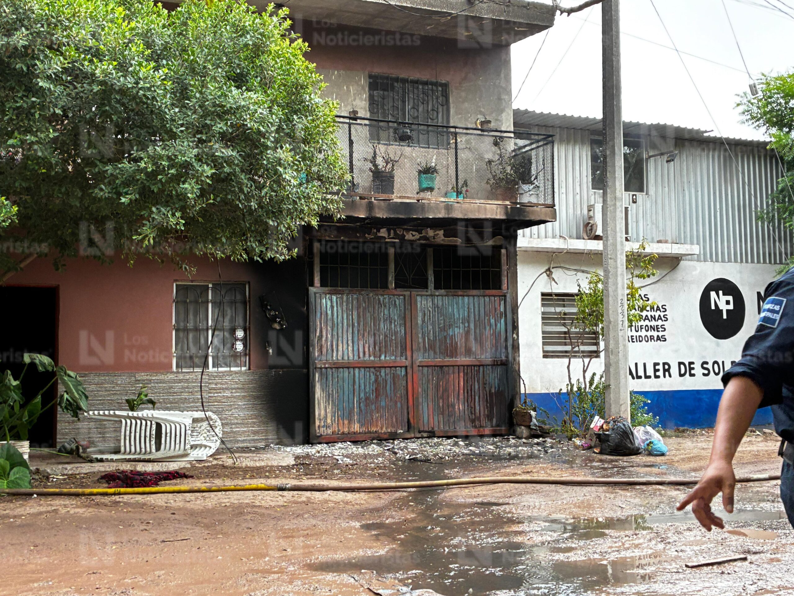 Incendio en casa de Los Mochis