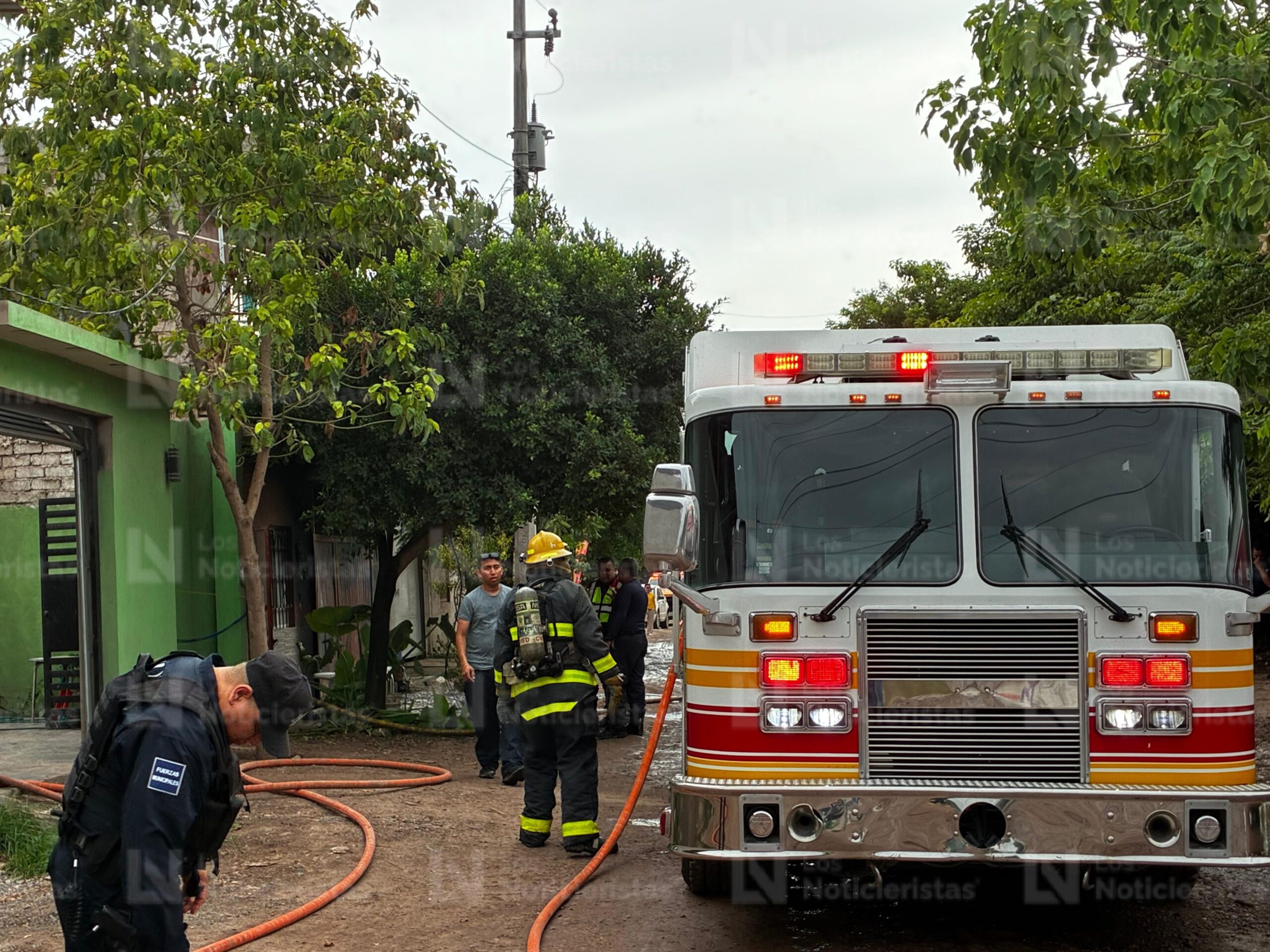 Incendio en casa de Los Mochis