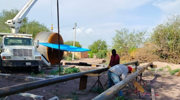 Inicia Japaf bombeo de agua desde la planta potabilizadora de La Higuera de Los Natoches y La Palma de Charay