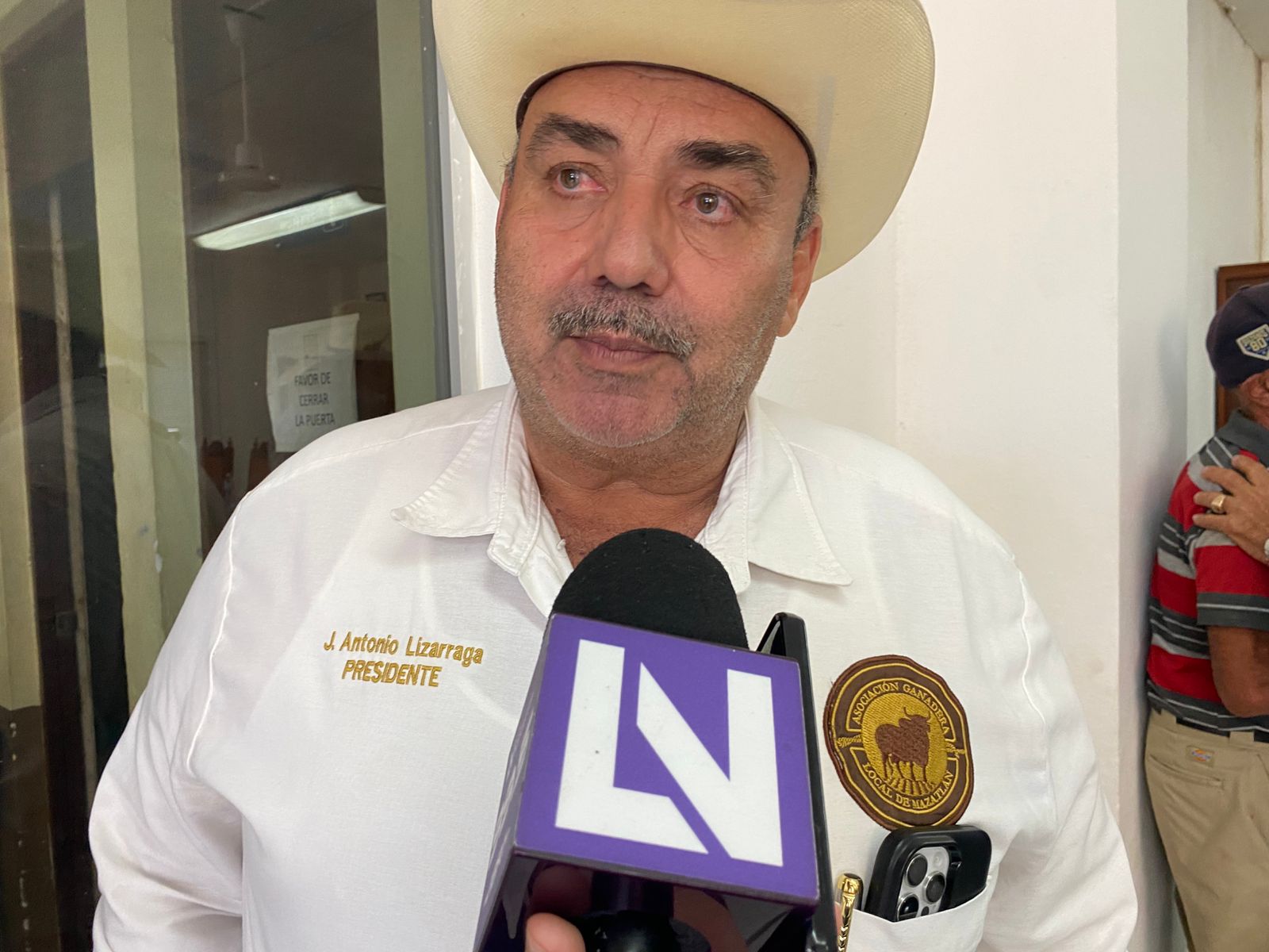 José Antonio Lizárraga Rivera, presidente de la Asociación Ganadera en Mazatlán