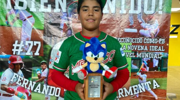 ¡Un orgullo! Reciben en Culiacán a José Armenta, el mejor segunda base del Mundial U12 en Taiwán