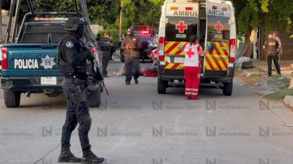 Balean a un joven en el fraccionamiento Las Mañanitas en Los Mochis