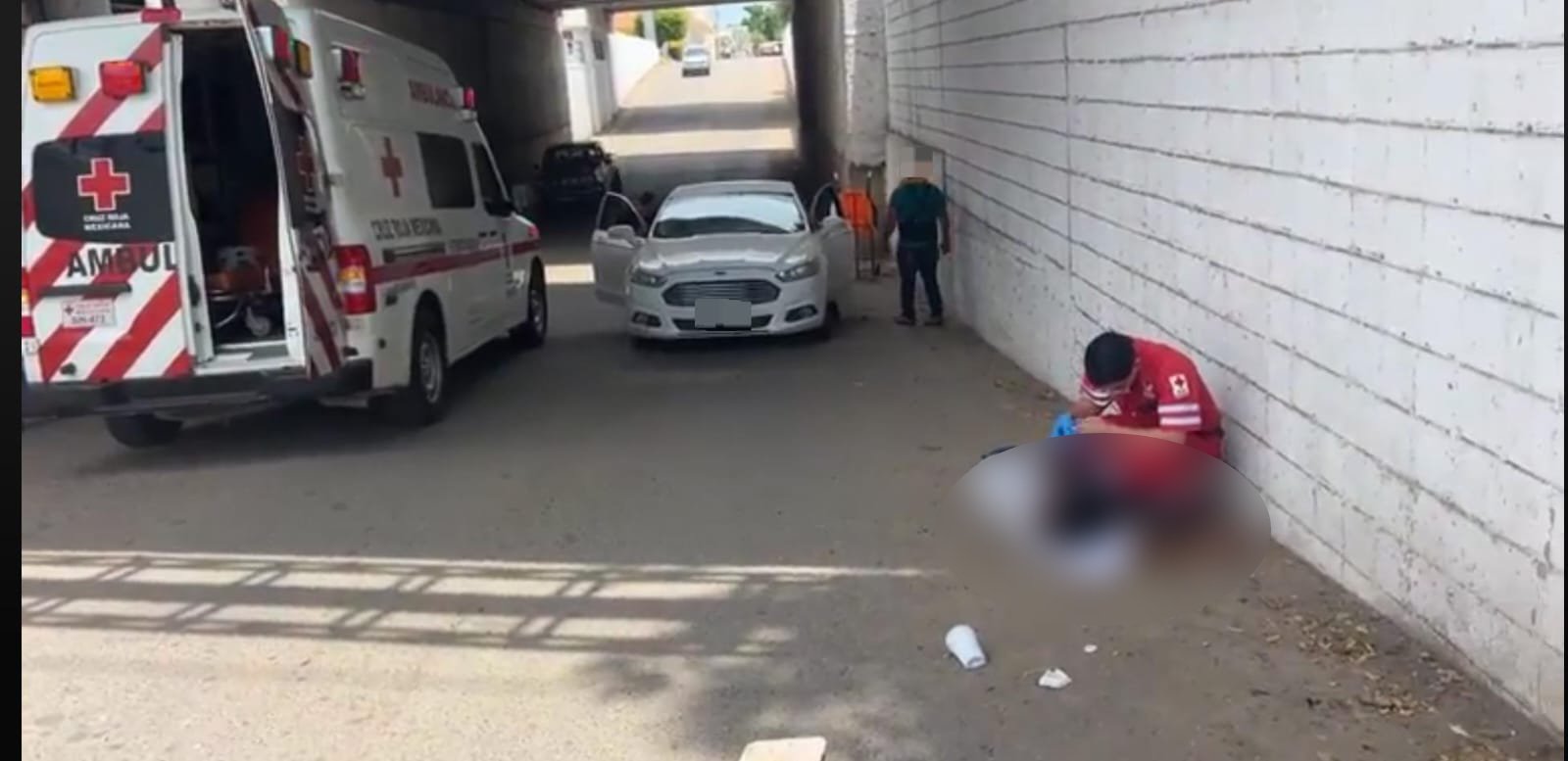 joven lesionado tras caída puente desnivel Guasave