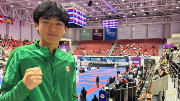 El sinaloense Kaito Yoshi gana oro en Panamericano Juvenil de Karate en Paraguay