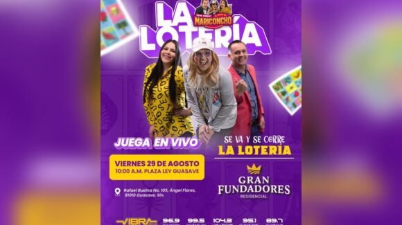 ¡Se va y se corre! No te puedes perder en Guasave la lotería de Mariconcho este viernes 29 de agosto