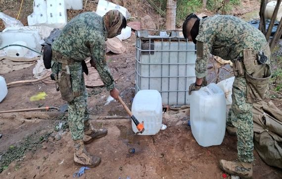 laboratorio decomisado en culiacan lagones