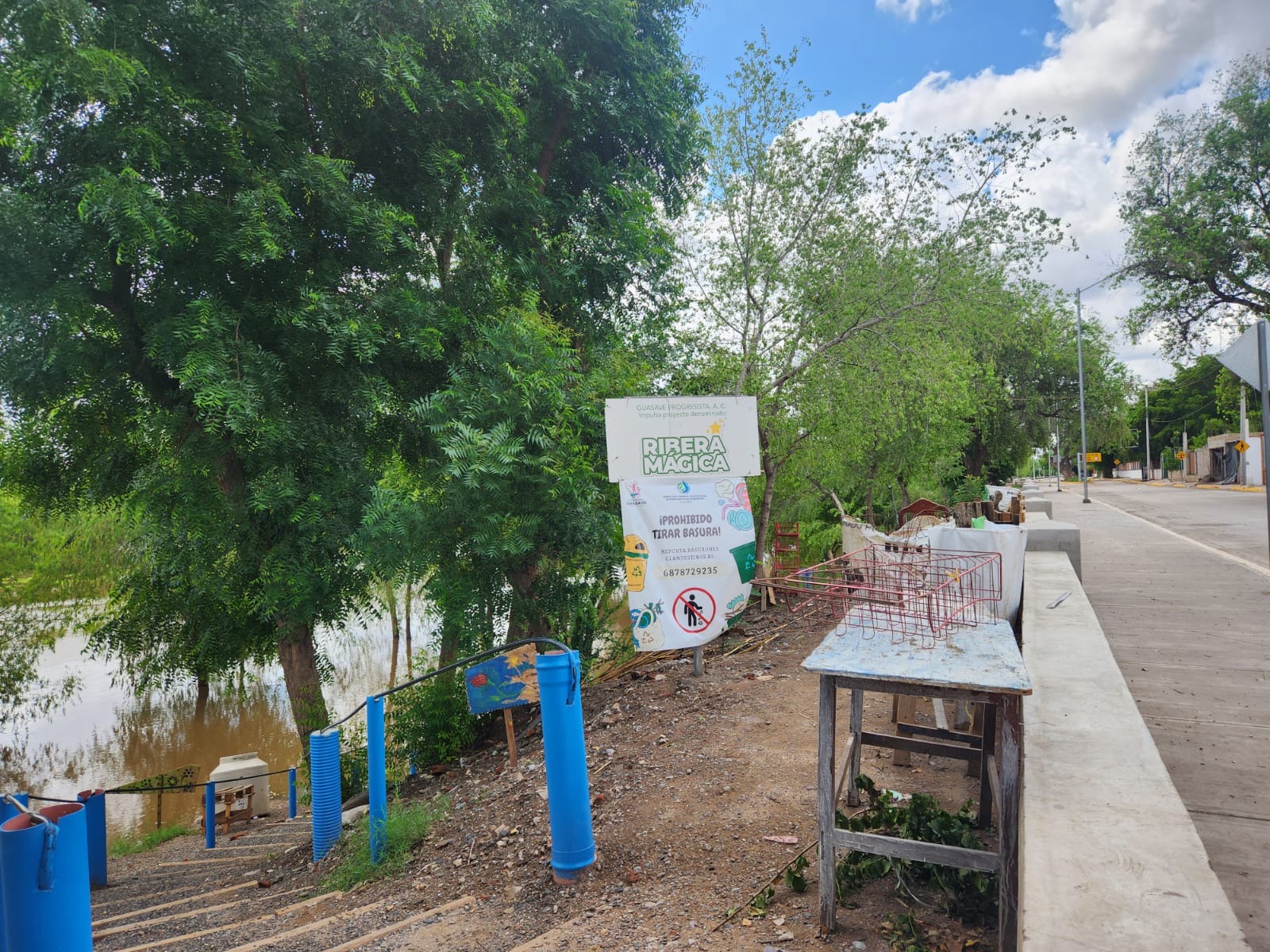 río Sinaloa en Guasave