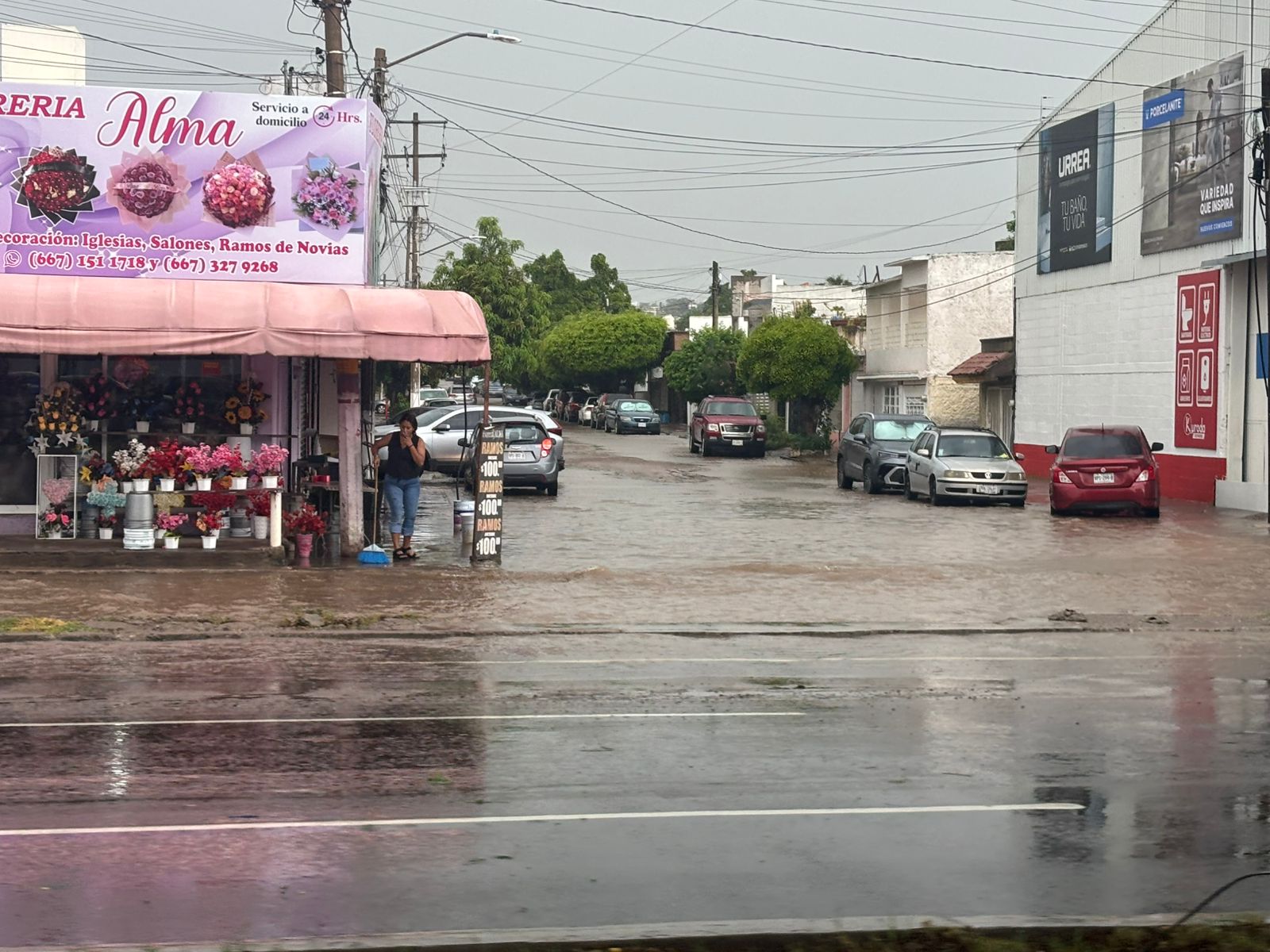 Lluvia en Culiacán