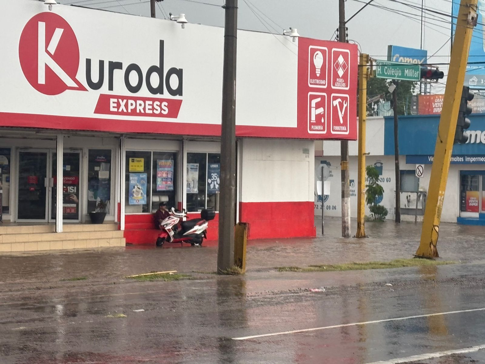 Lluvia en Culiacán