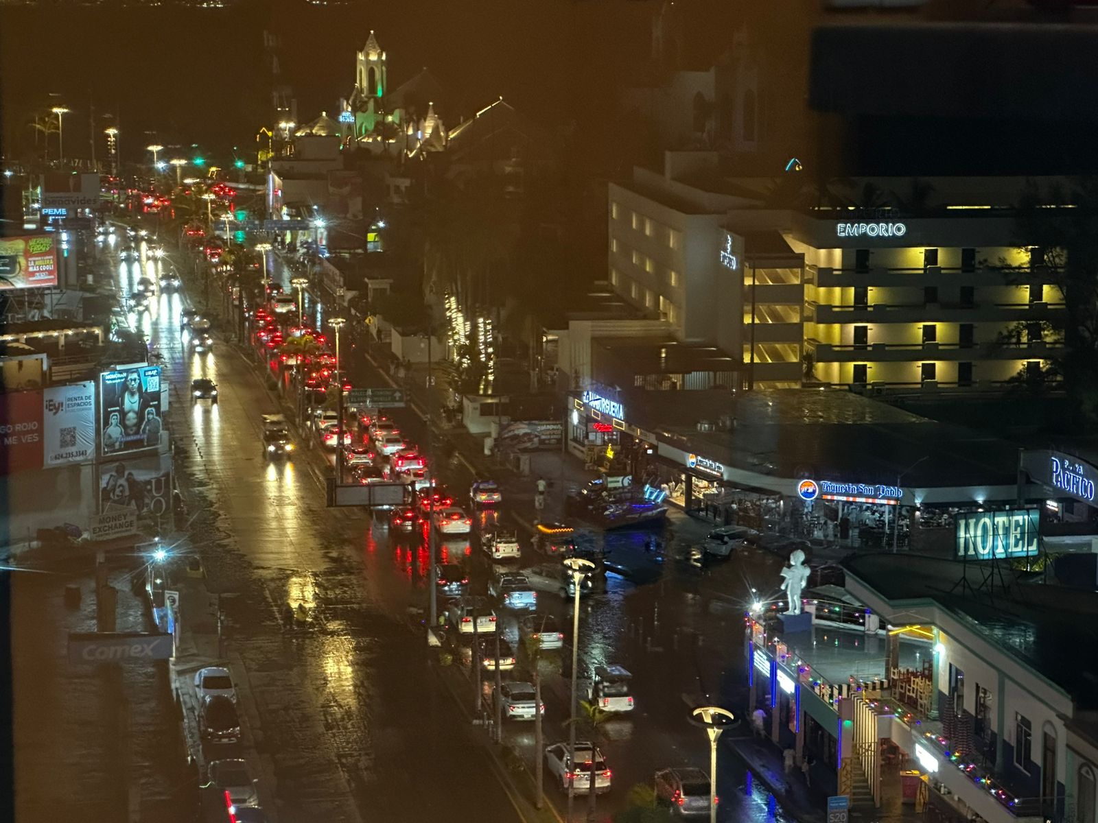 Lluvia en Mazatlán