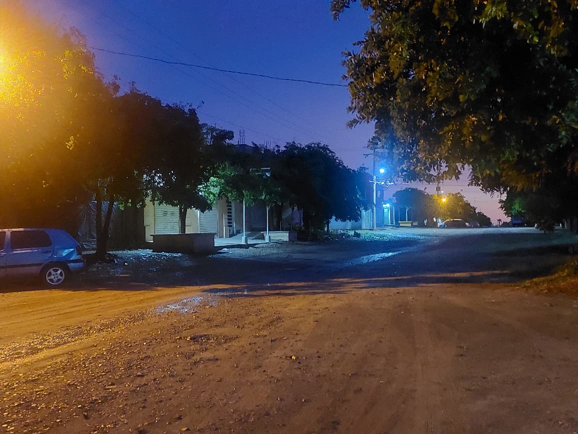 Lluvia ligera en Guamúchil