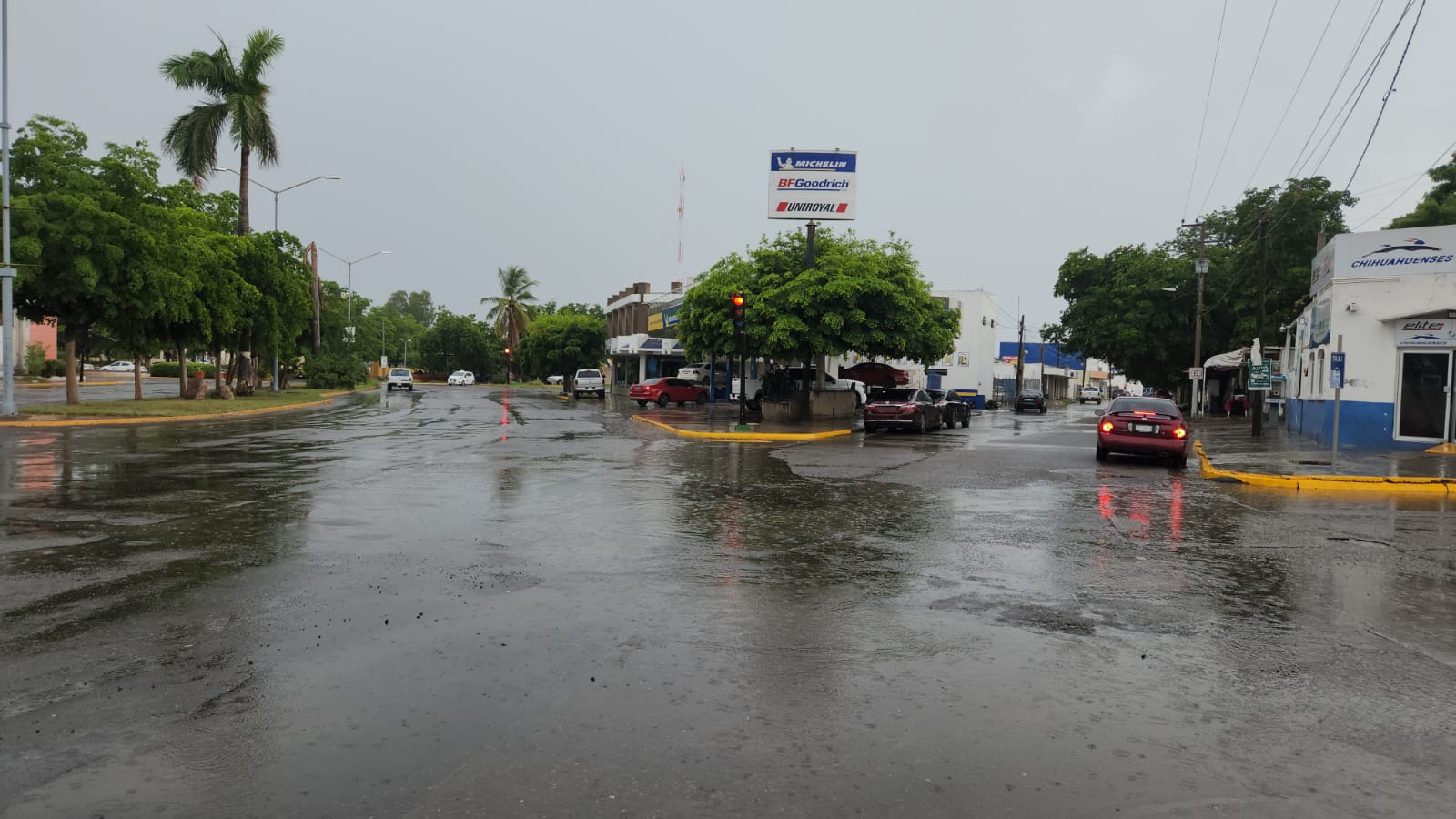 Lluvia en la ciudad