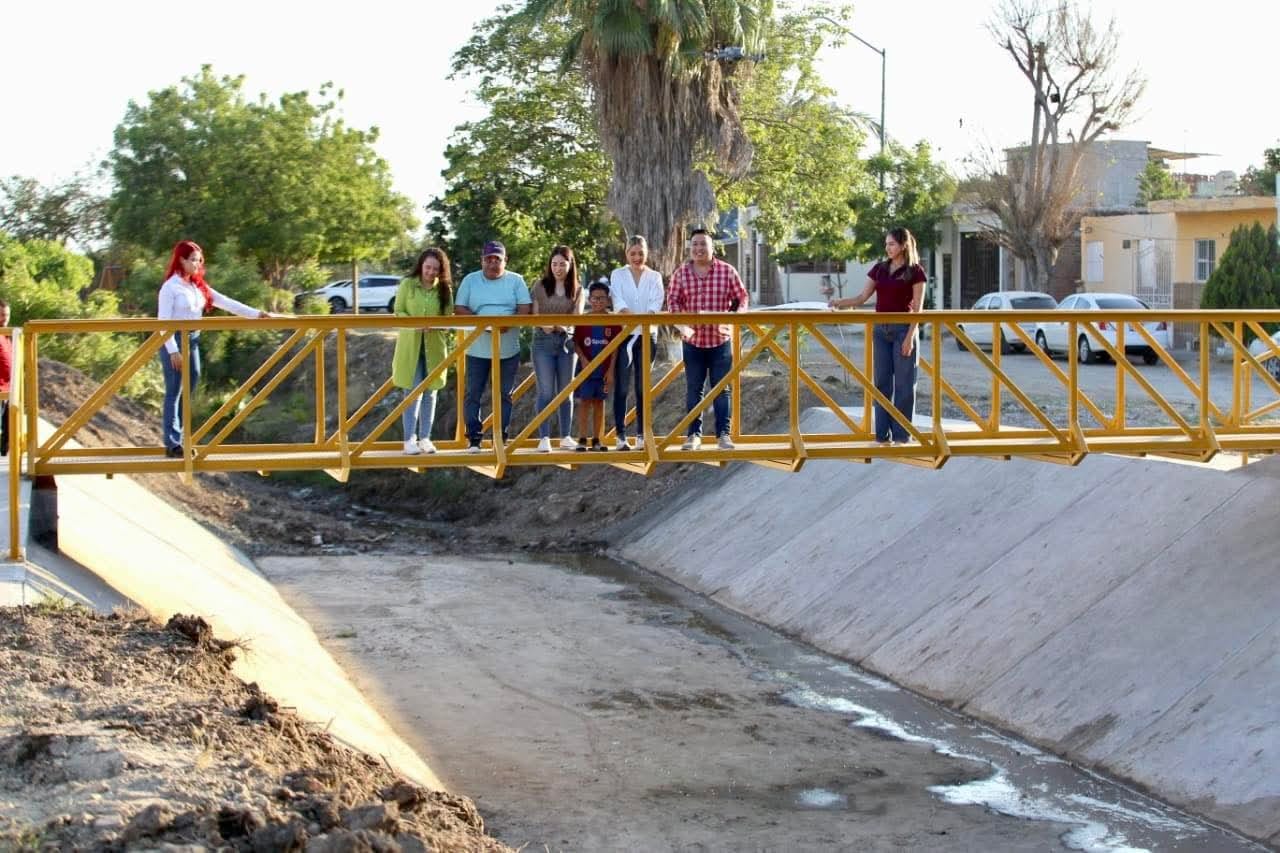 Lluvias en Mazatlán provocan colapso de losa bajo puente peatonal en Arboledas Invies