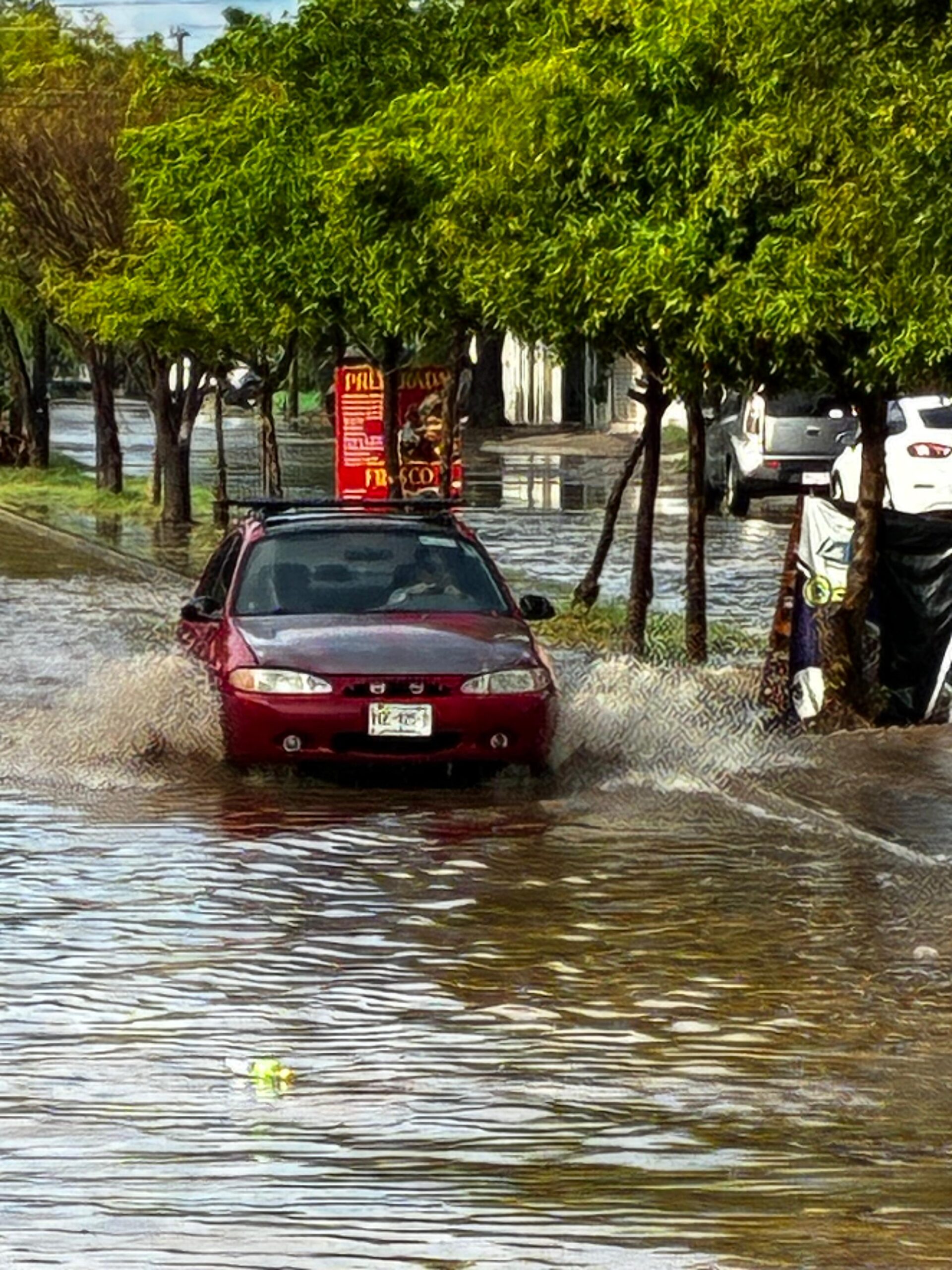 lluvias provocan leves inundaciones en colonias de Los Mochis