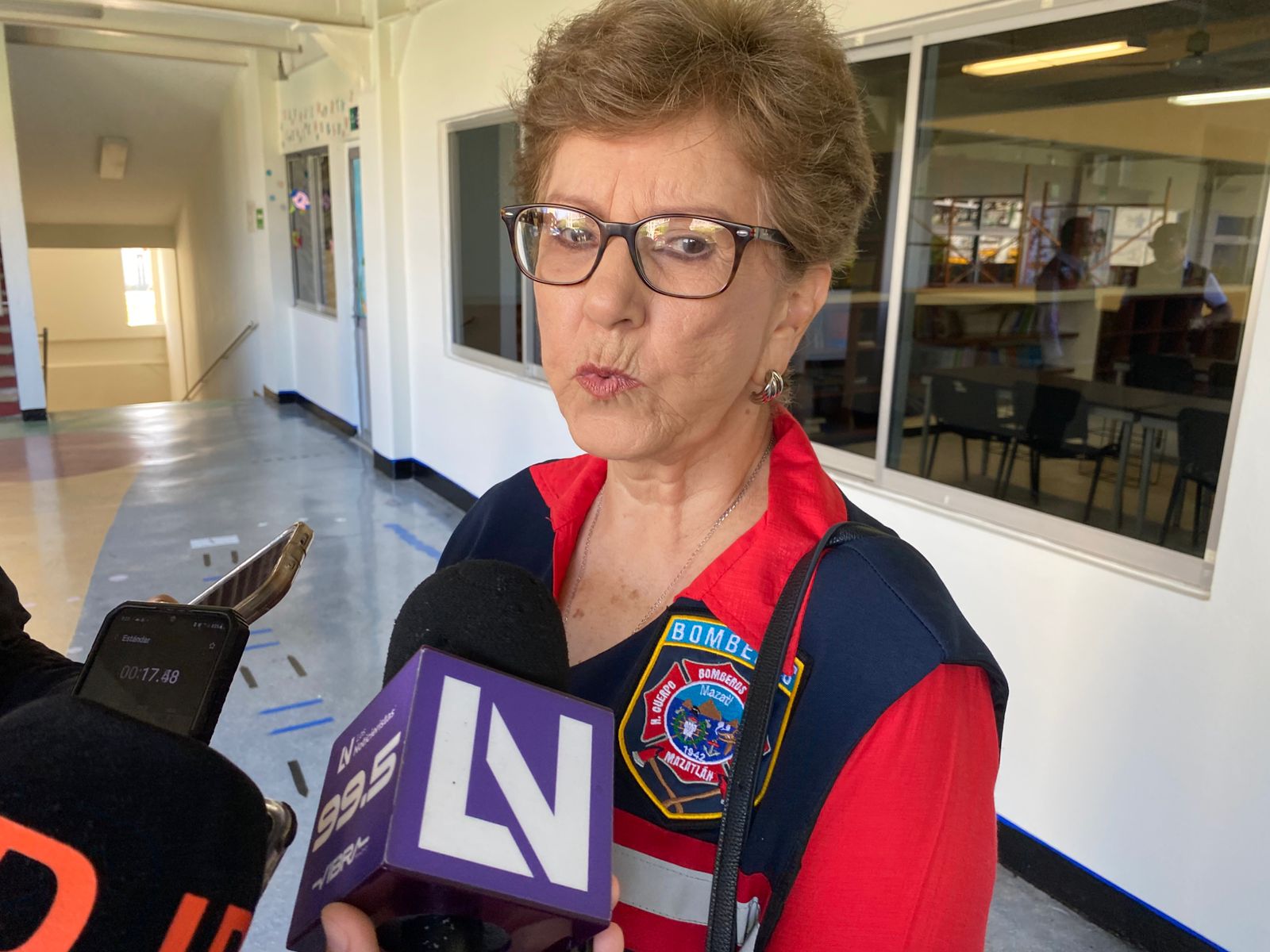 Lourges Magallón Huerta, presidenta del Patronato de Bomberos de Mazatlán