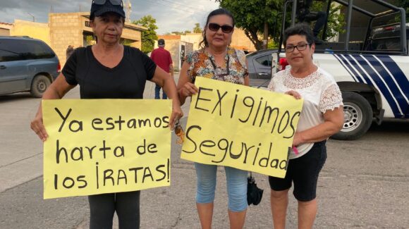 Vecinos de San Jorge, en Mazatlán, exigen refuerzo de seguridad ante ola de asaltos y robos