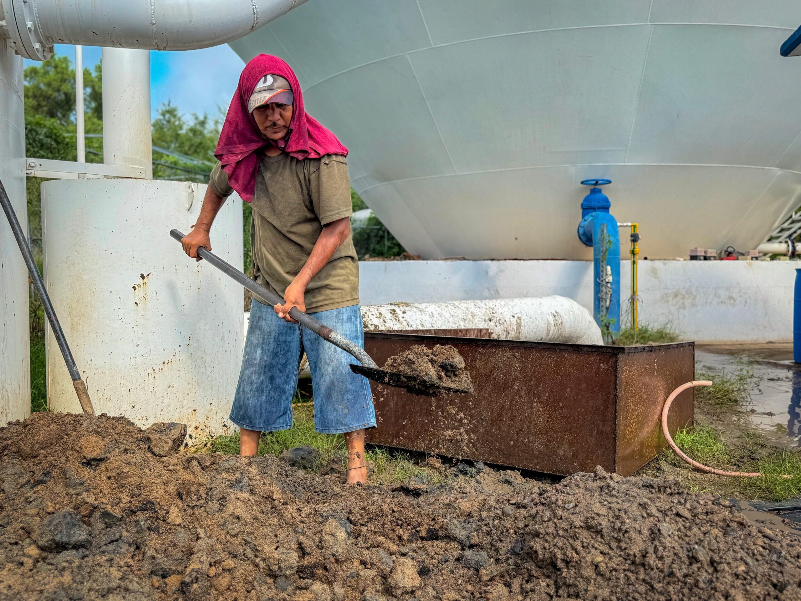 Dan mantenimiento a planta potabilizadora de El Fuerte