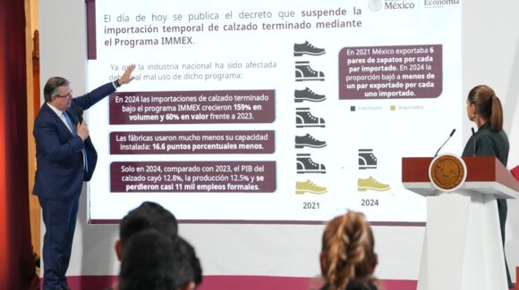 ¿Zapatos importados? Gobierno pone freno a la importación temporal de calzado; Ebrard explica qué significa