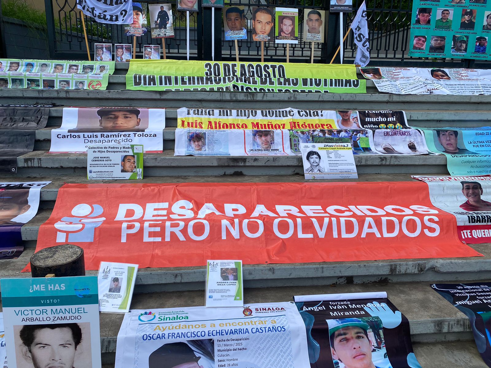 Marcha del Día Internacional de las Víctimas de Desaparición Forzada este sábado 30 agosto, en Culiacán