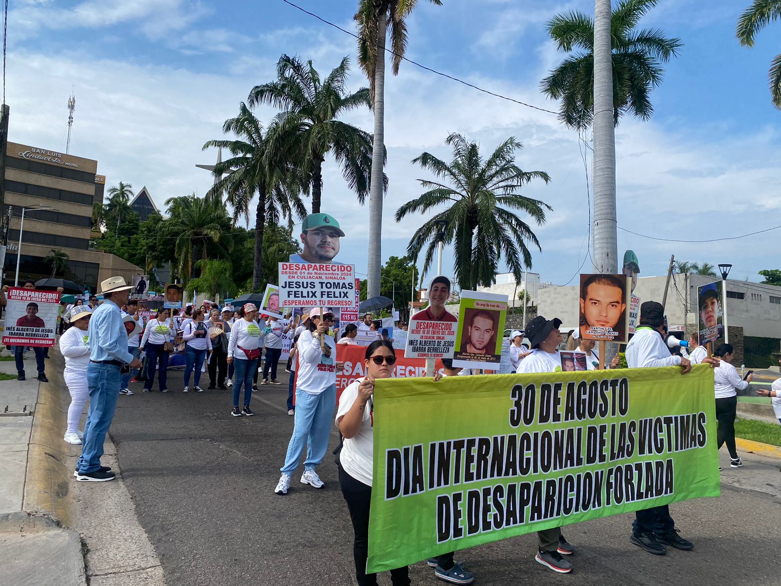Marcha del Día Internacional de las Víctimas de Desaparición Forzada este sábado 30 agosto, en Culiacán