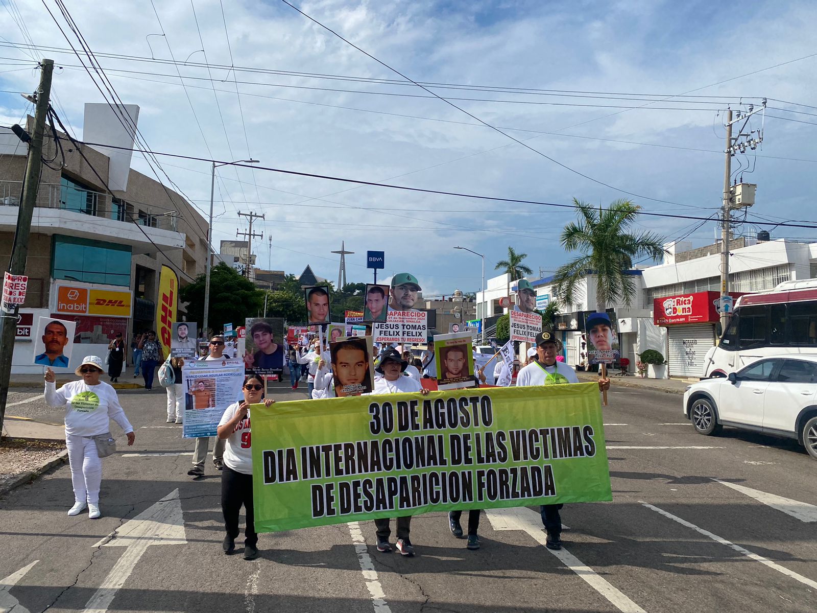 Marcha del Día Internacional de las Víctimas de Desaparición Forzada este sábado 30 agosto, en Culiacán