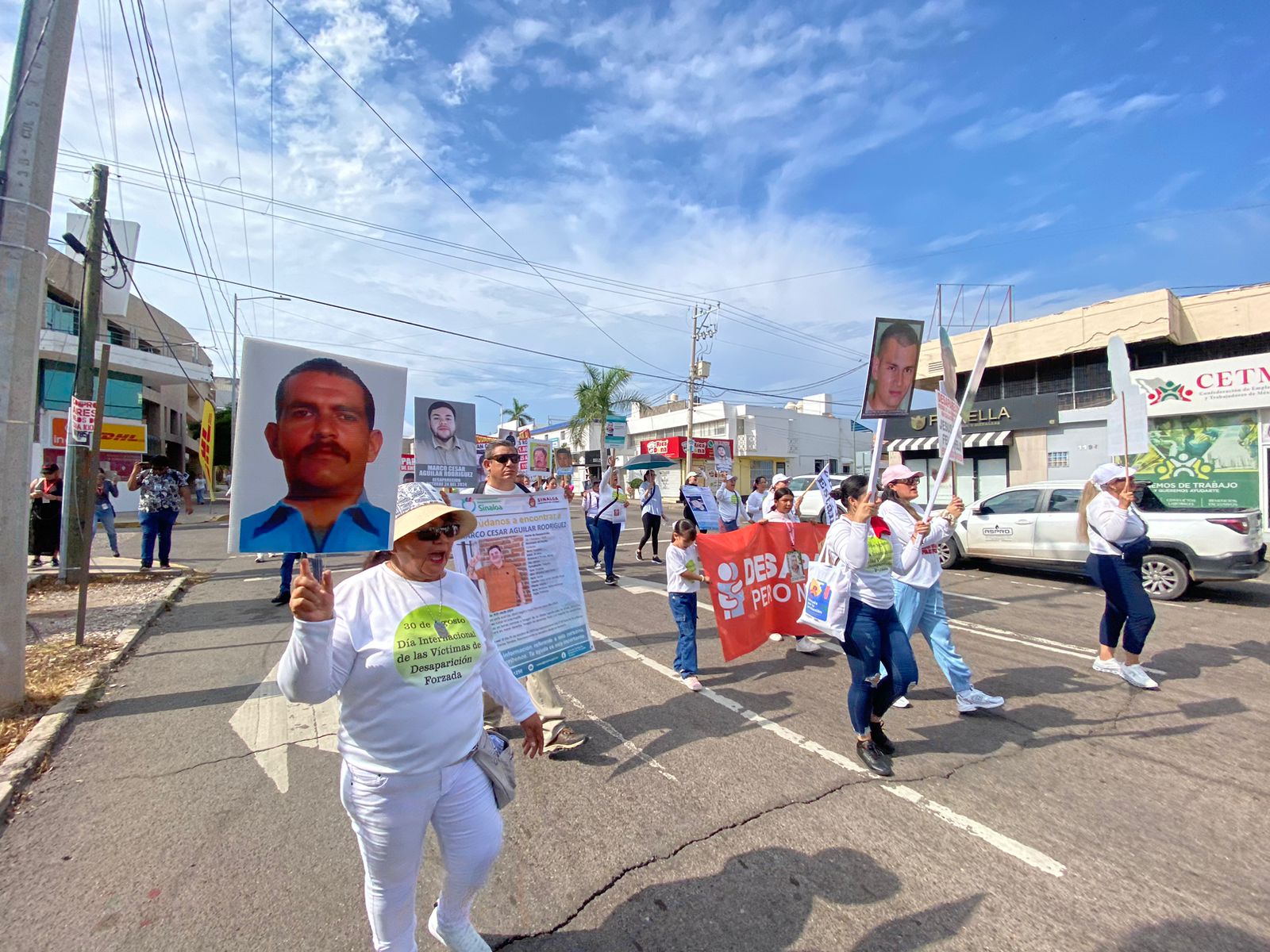 Marcha del Día Internacional de las Víctimas de Desaparición Forzada este sábado 30 agosto, en Culiacán