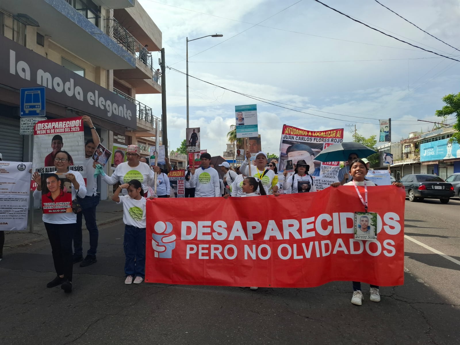 Marcha del Día Internacional de las Víctimas de Desaparición Forzada este sábado 30 agosto, en Culiacán
