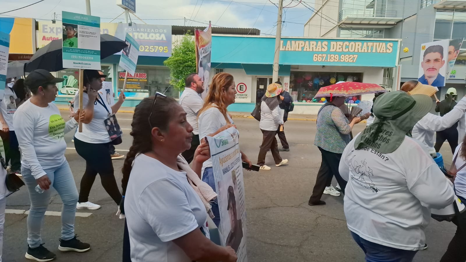 Marcha del Día Internacional de las Víctimas de Desaparición Forzada este sábado 30 agosto, en Culiacán