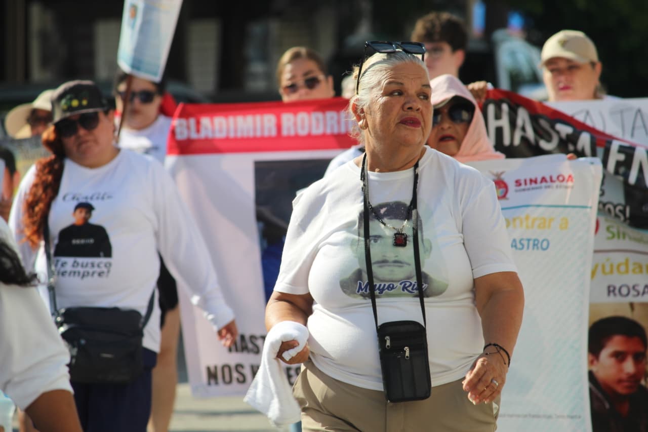 marcha del Día Internacional de las Víctimas de Desaparición Forzada en Guasave