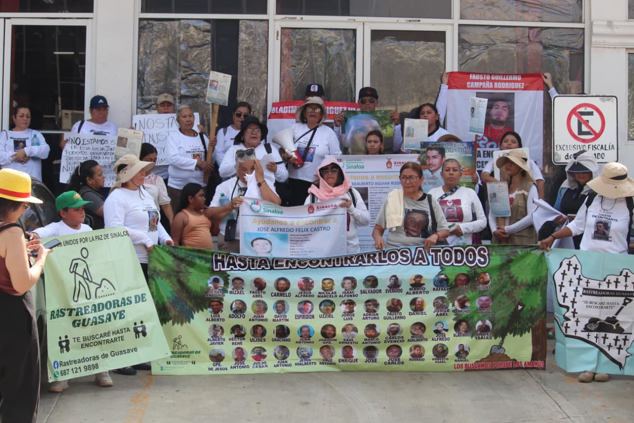 marcha del Día Internacional de las Víctimas de Desaparición Forzada en Guasave