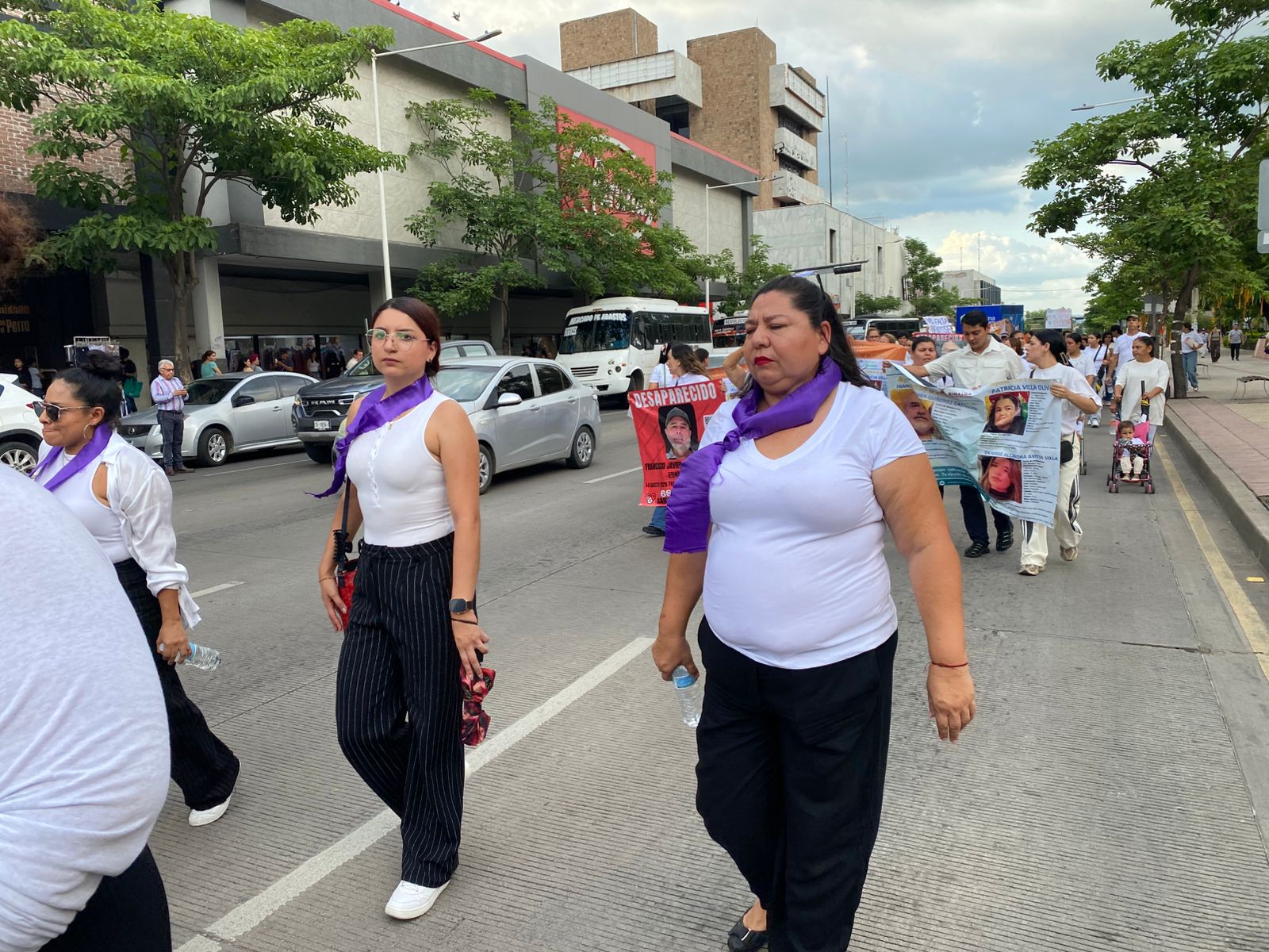 marcha por desaparición de Patricia, Denisse y Francisco en Culiacán
