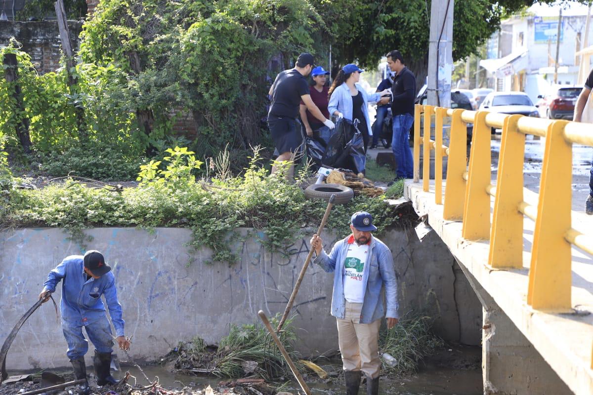 "Mazatlán te quiero limpio" llega a cinco sectores
