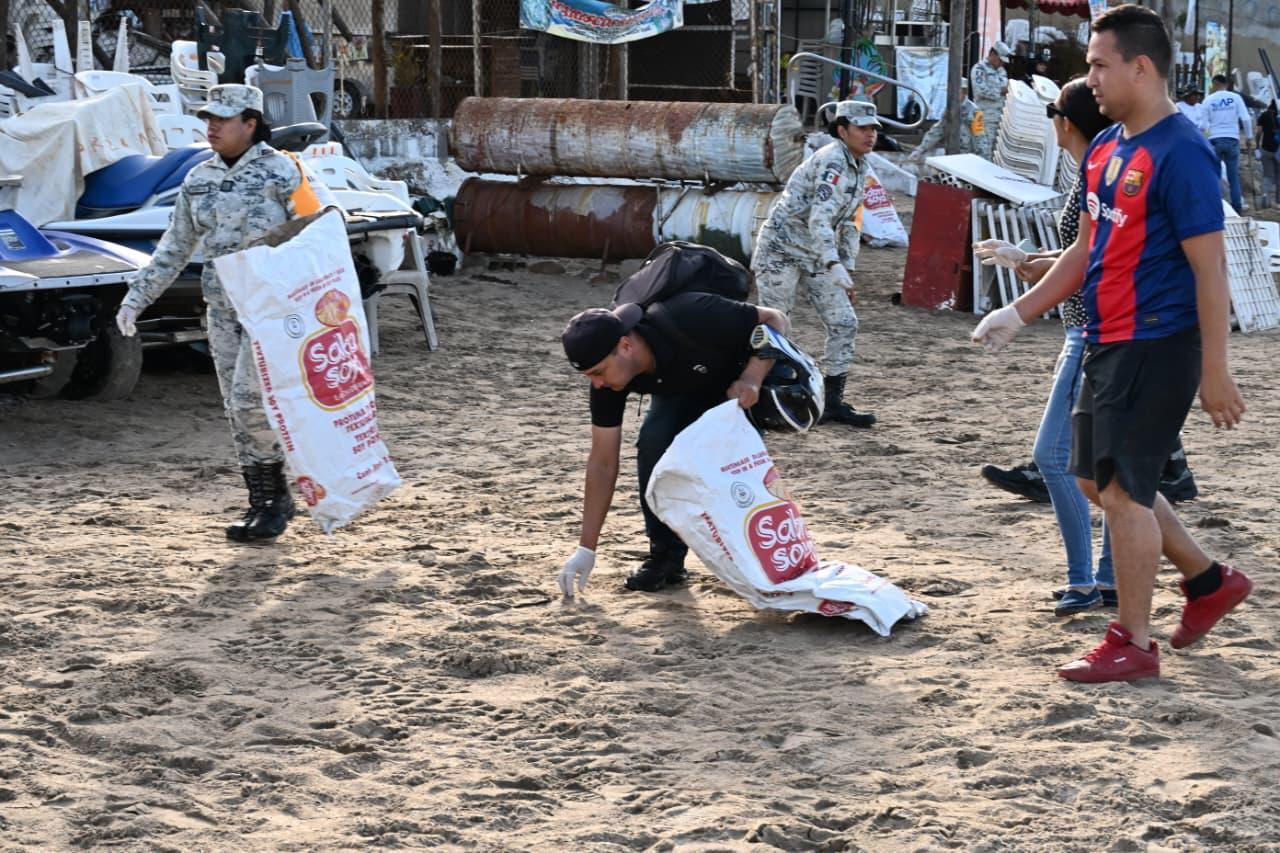 "Mazatlán te quiero limpio" llega a cinco sectores