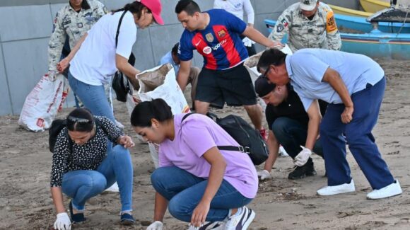 Más de 70 metros cúbicos de basura recolectados en cuarta jornada de ‘Mazatlán te quiero limpio’