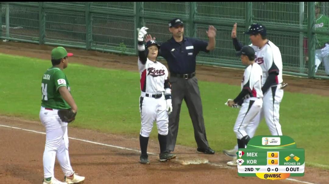 mexico ante corea en mundial udoce en taiwan juego