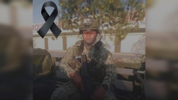 José Ramón, el militar asesinado en Culiacán, regresó a casa en un ataúd envuelto en la bandera de México