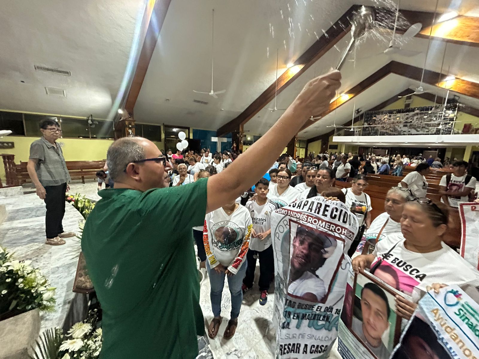 Misa en honor a los desaparecidos en Mazatlán