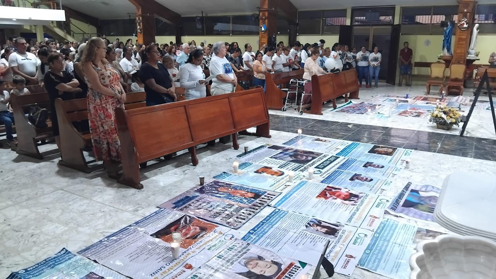 Misa en honor a los desaparecidos en Mazatlán