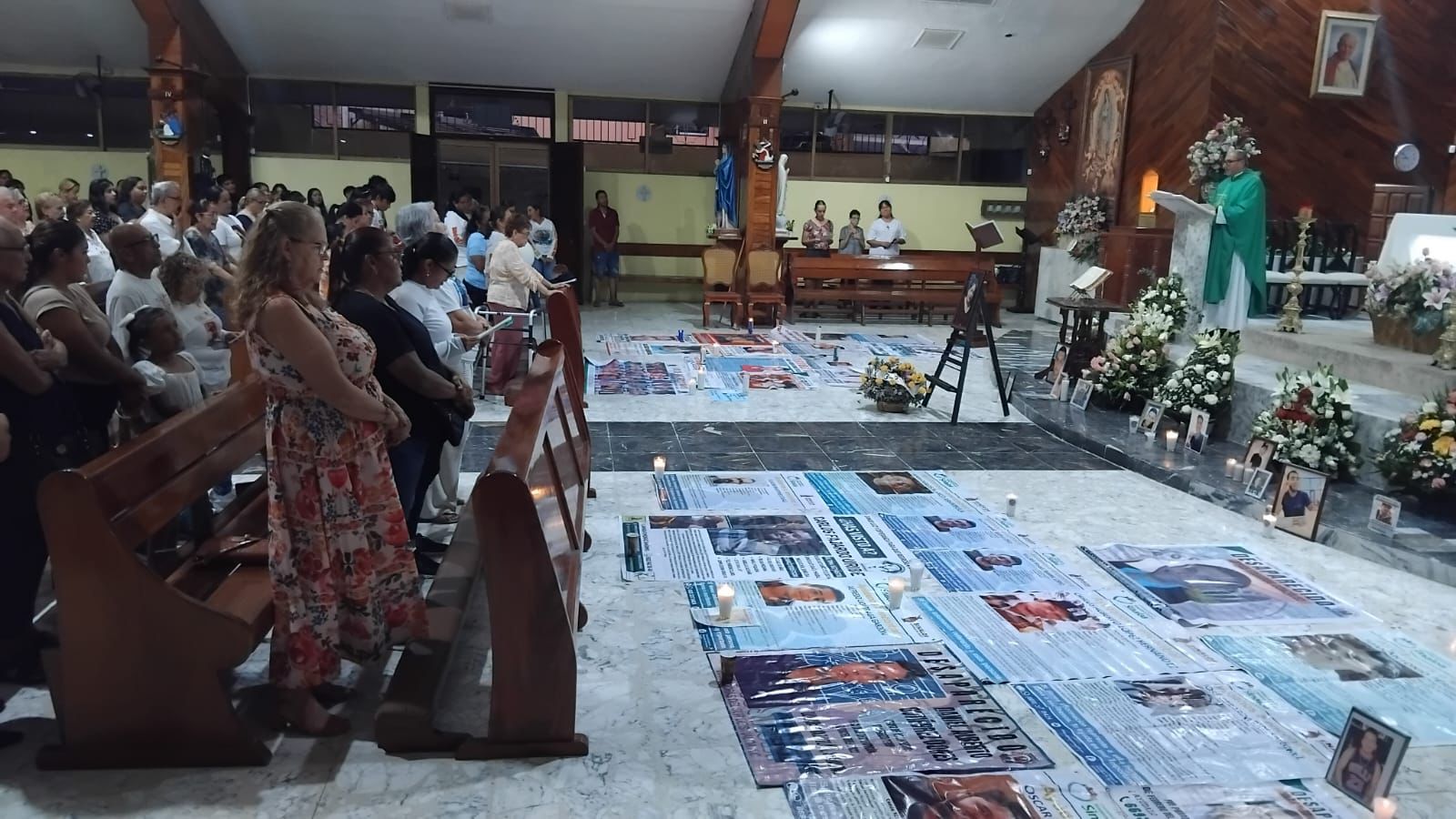 Misa en honor a los desaparecidos en Mazatlán