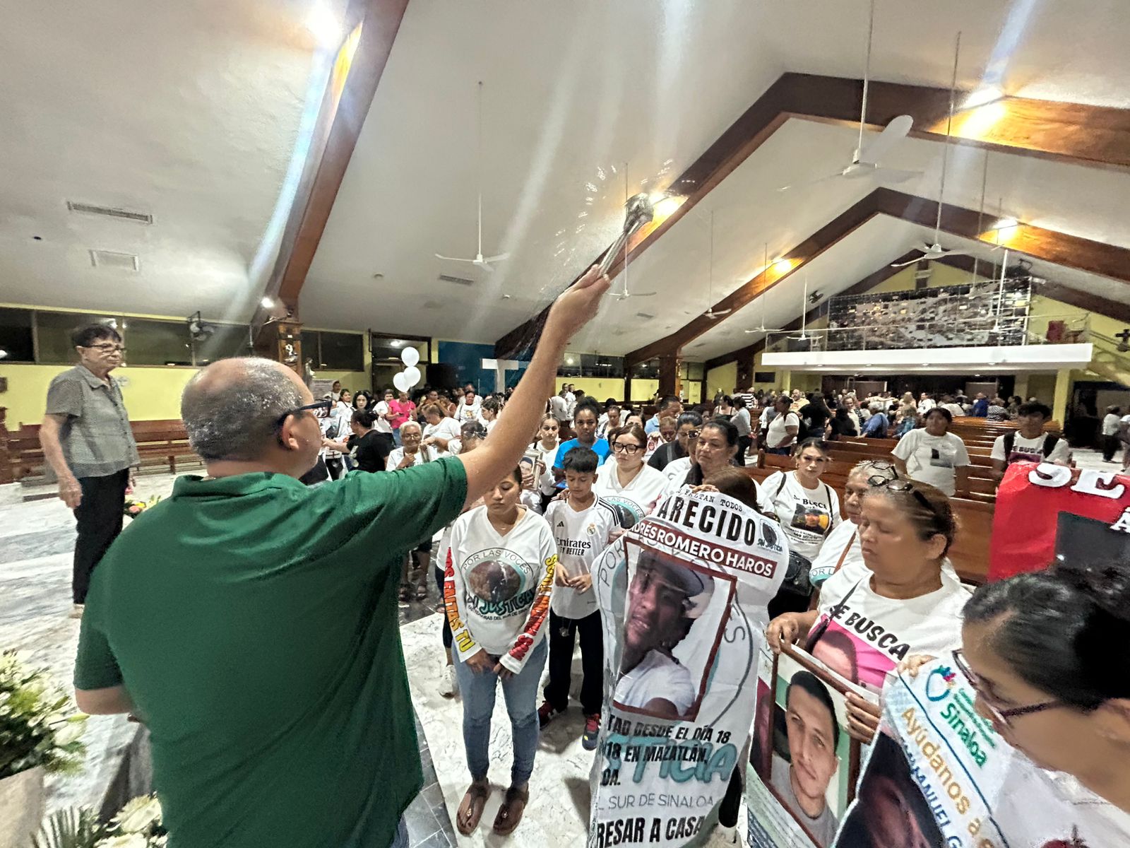 Misa en honor a los desaparecidos en Mazatlán