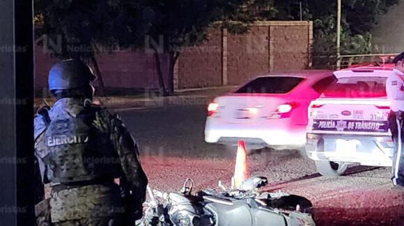 Motociclista muere durante choque en el cruce de los bulevares Agricultores y Madero, en Culiacán