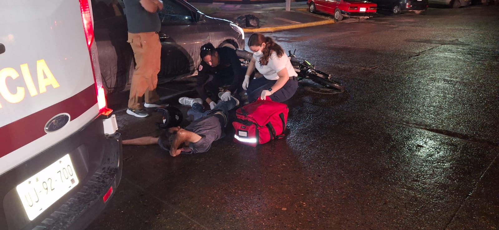 Motociclistas se accidentan en diferentes puntos de Los Mochis