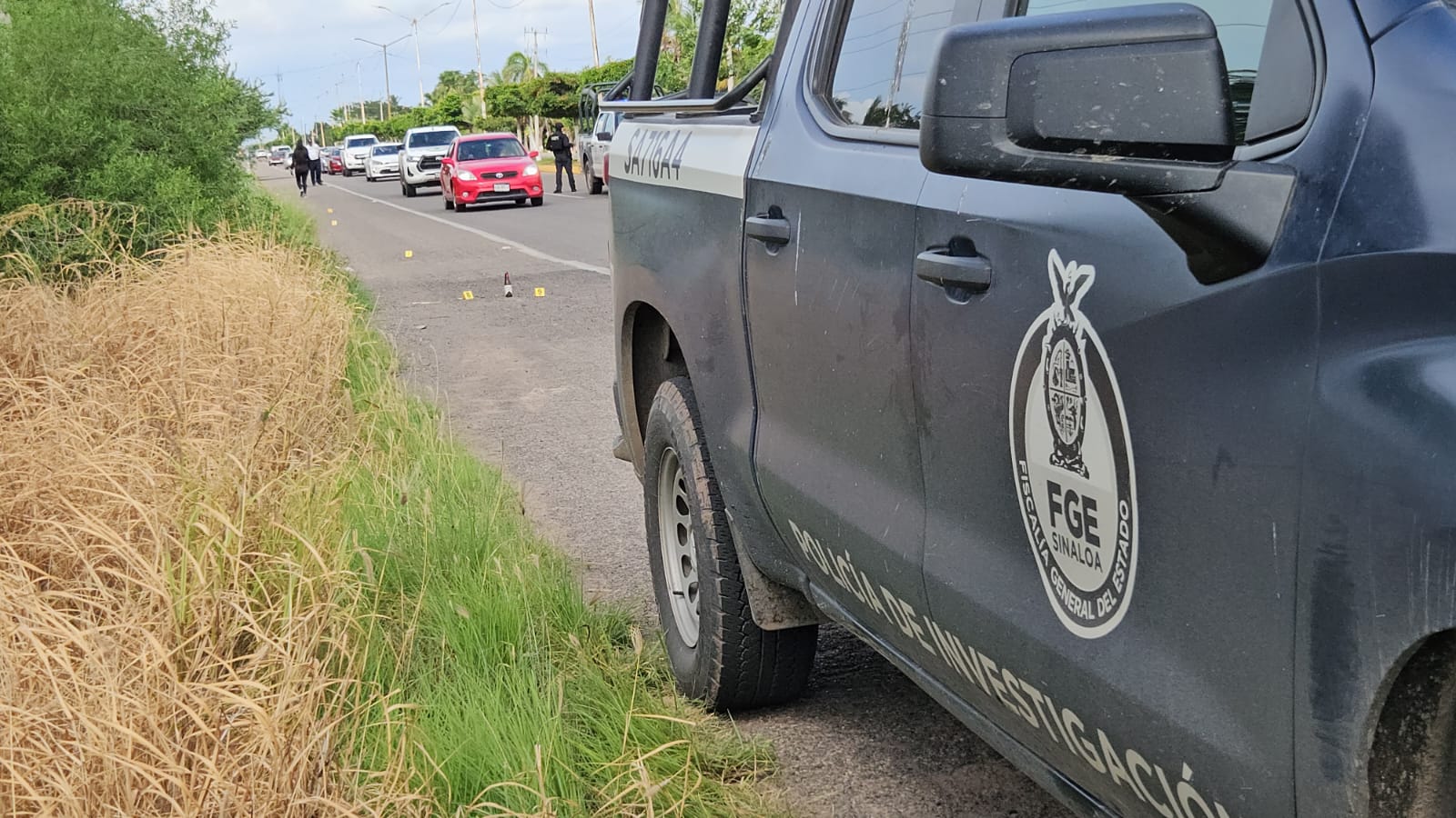 Un motociclista perdió la vida acribillado en la carretera Navolato-Altata