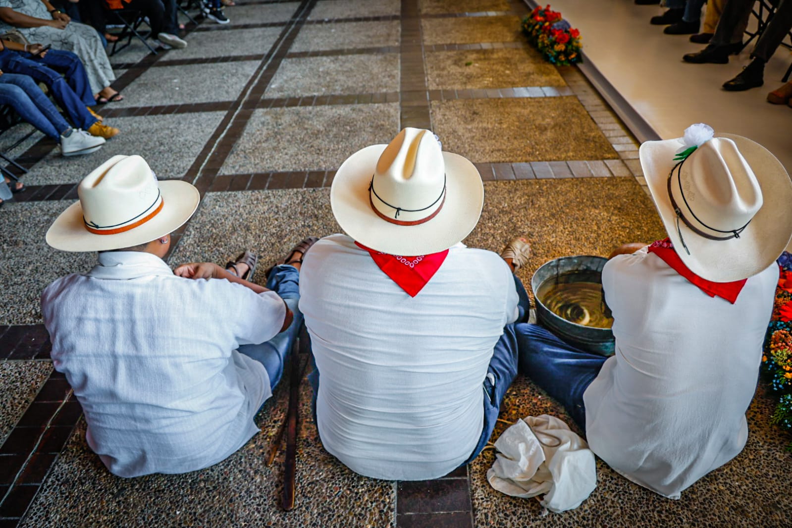 Músicos tradicionales indígenas