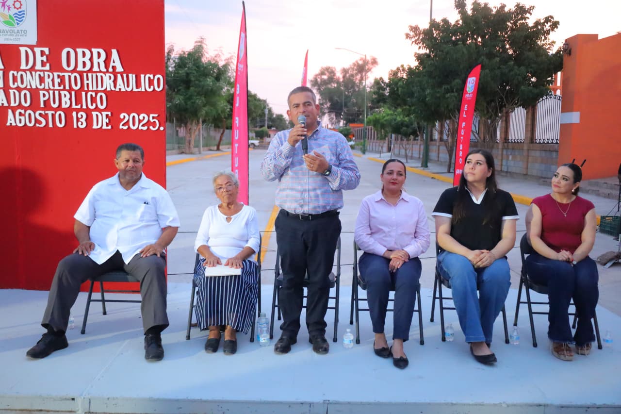 Inicio de nuevas obras en Navolato