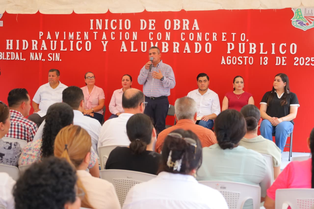 Inicio de nuevas obras en Navolato