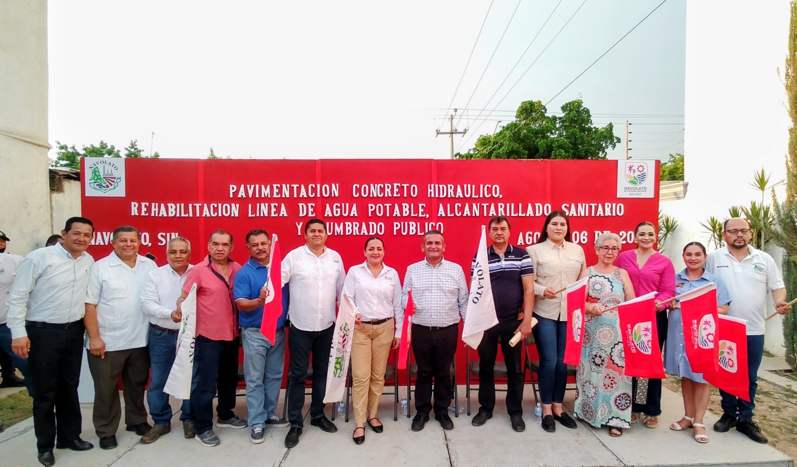 Arranca pavimentación y rehabilitación de calle de Navolato