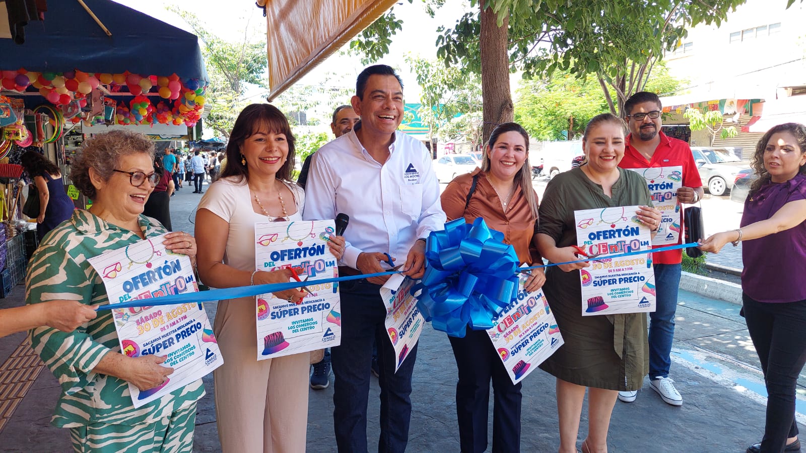 Inauguración del "Ofertón del Centro" en Los Mochis