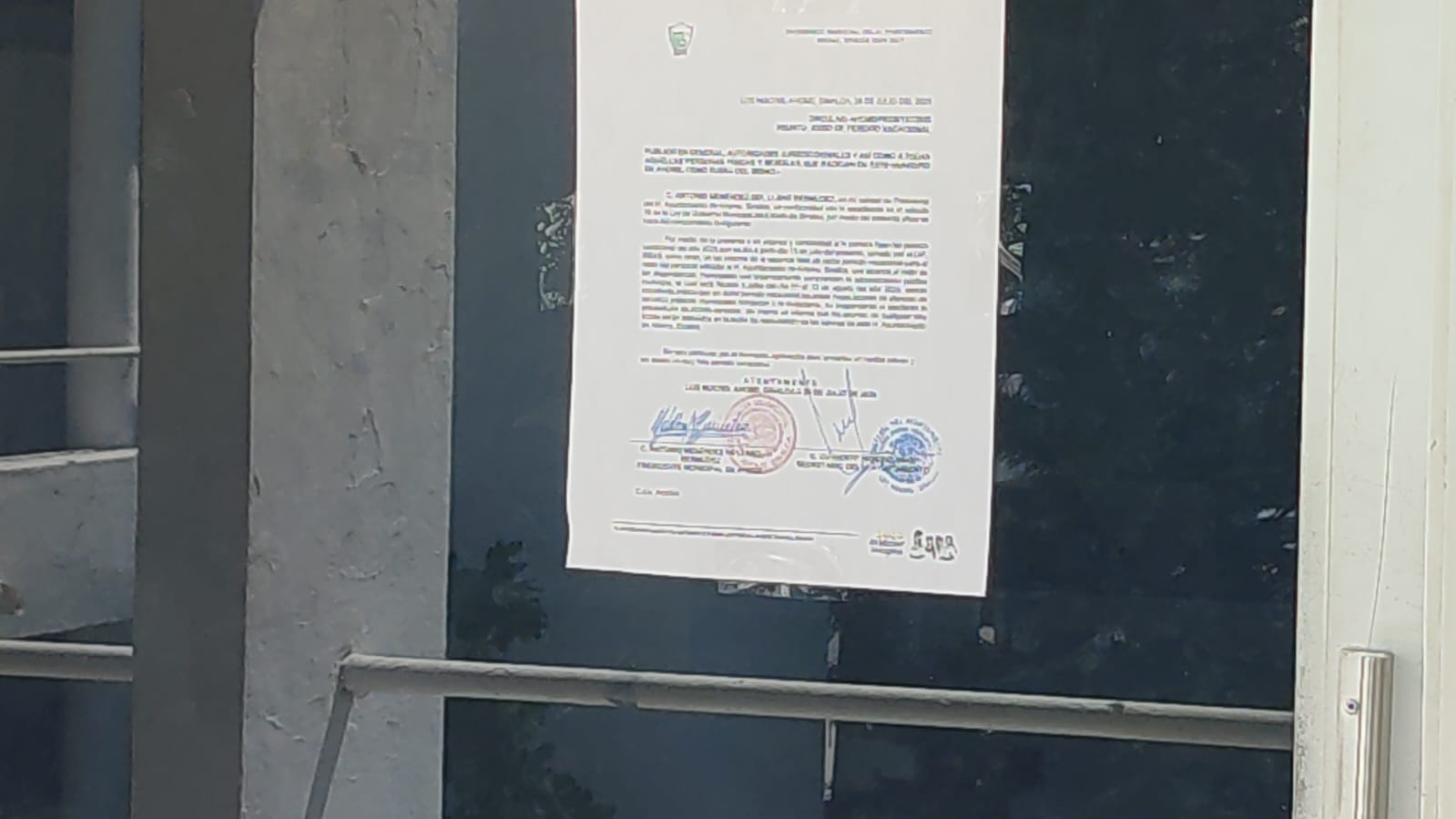 oficinas de presidencia de ahome de vacaciones comunicado
