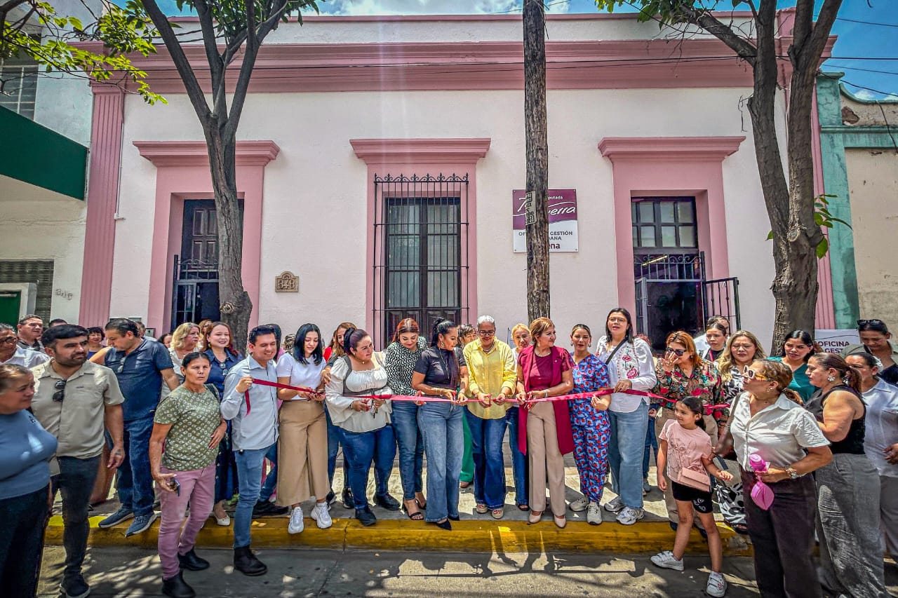 Tere Guerra inaugura oficina de gestión ciudadana